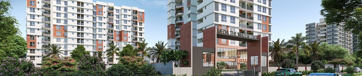 Luxurious swimming pool with lighting and kids swimming